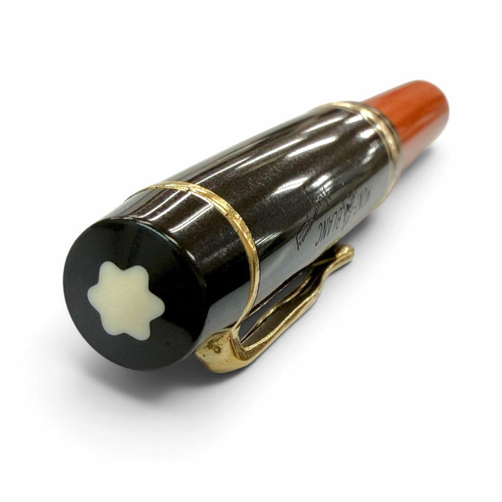 Very Good MONTBLANC Ballpoint pen Author Series 1992: Hemingway black mens