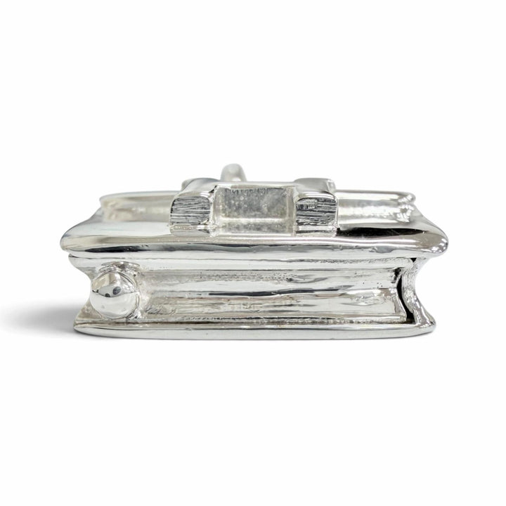 Great HERMES Pendant top Constance bag motif charm Silver 925 Women