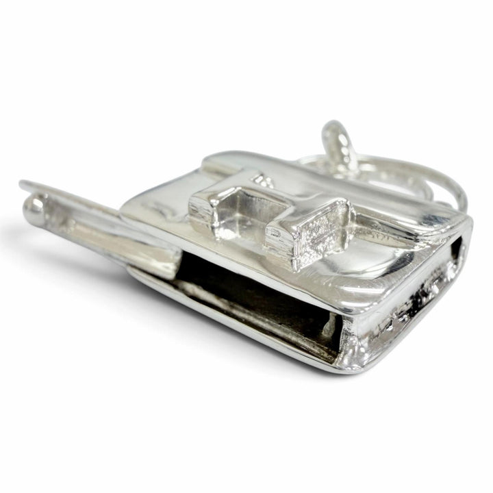 Great HERMES Pendant top Constance bag motif charm Silver 925 Women
