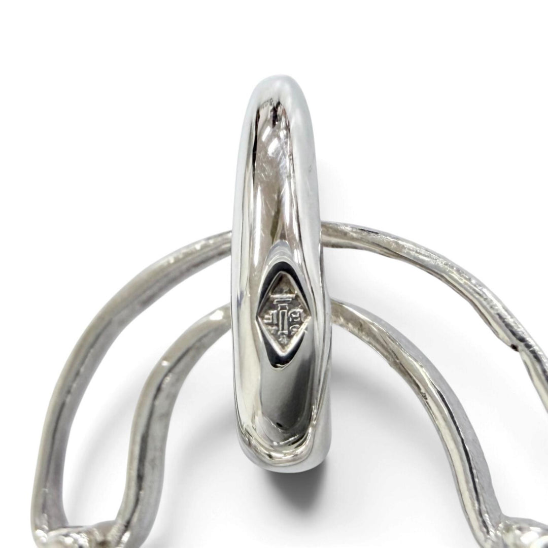 Great HERMES Pendant top Constance bag motif charm Silver 925 Women