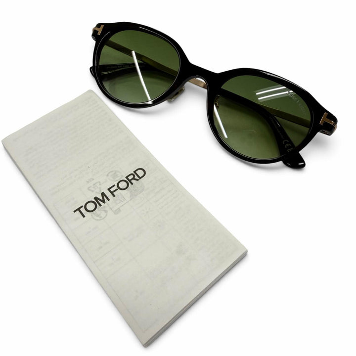 Excellent TOM FORD sunglasses Marble Pattern Eyewear Clear brown TF1234-D