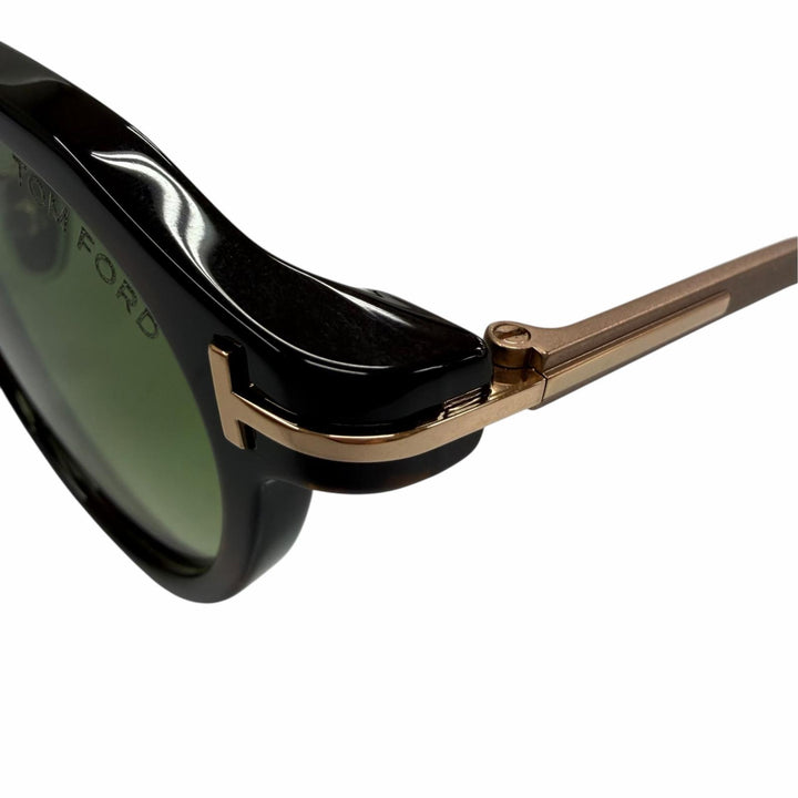 Excellent TOM FORD sunglasses Marble Pattern Eyewear Clear brown TF1234-D