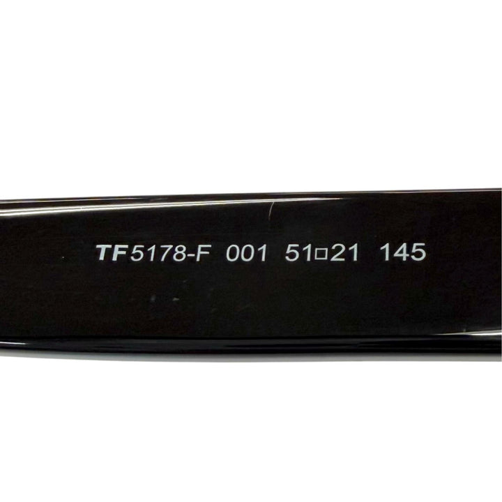Pristine TOM FORD Glasses With Metal logo black mens TF5178-F