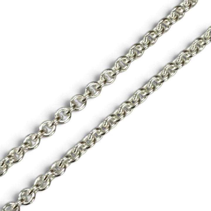 Pristine HERMES Necklace Chene Dunkle Amulet Silver AG925 Women
