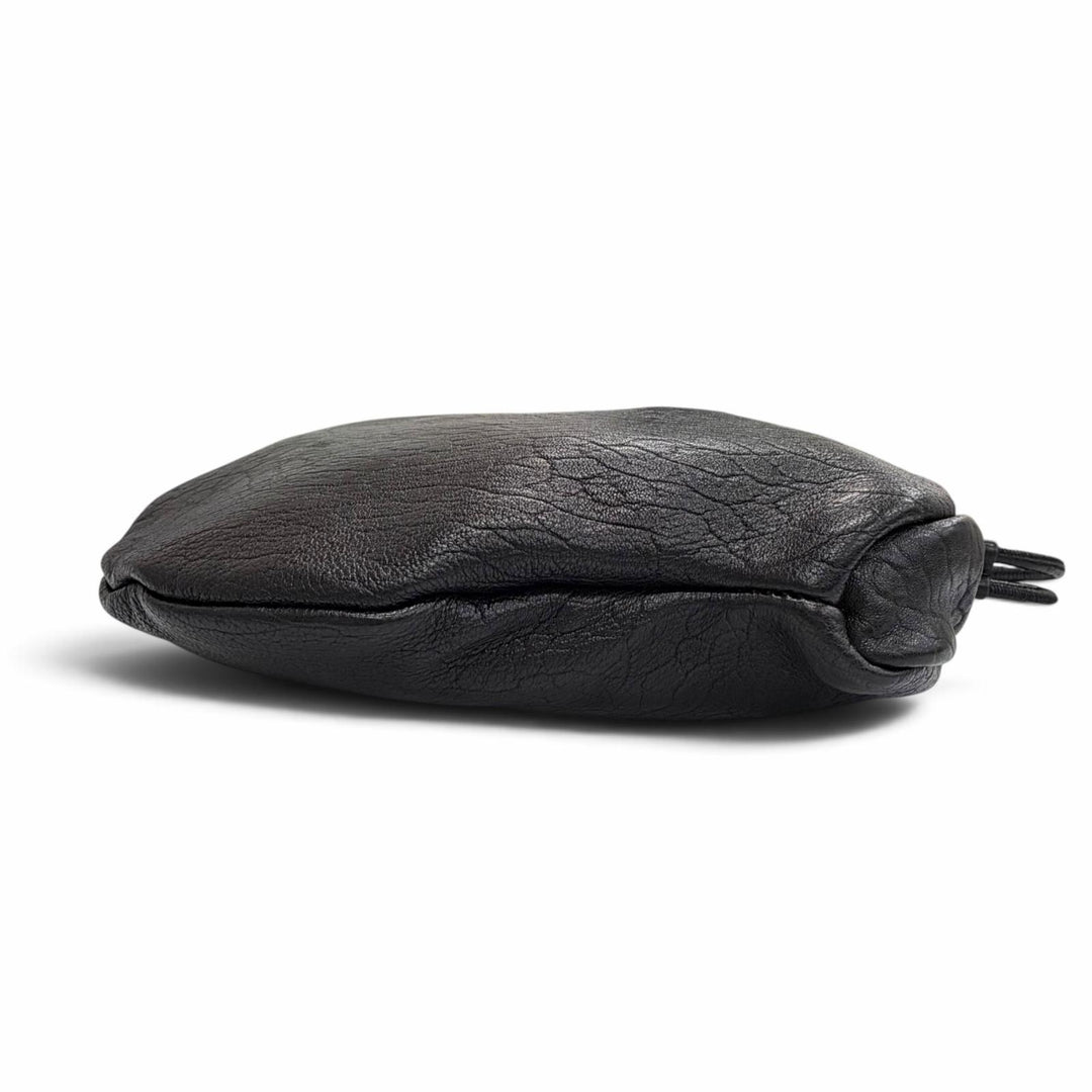 Excellent MARNI Shoulder Bag small hobo bag black Sheep leather Women SBMP0216U0