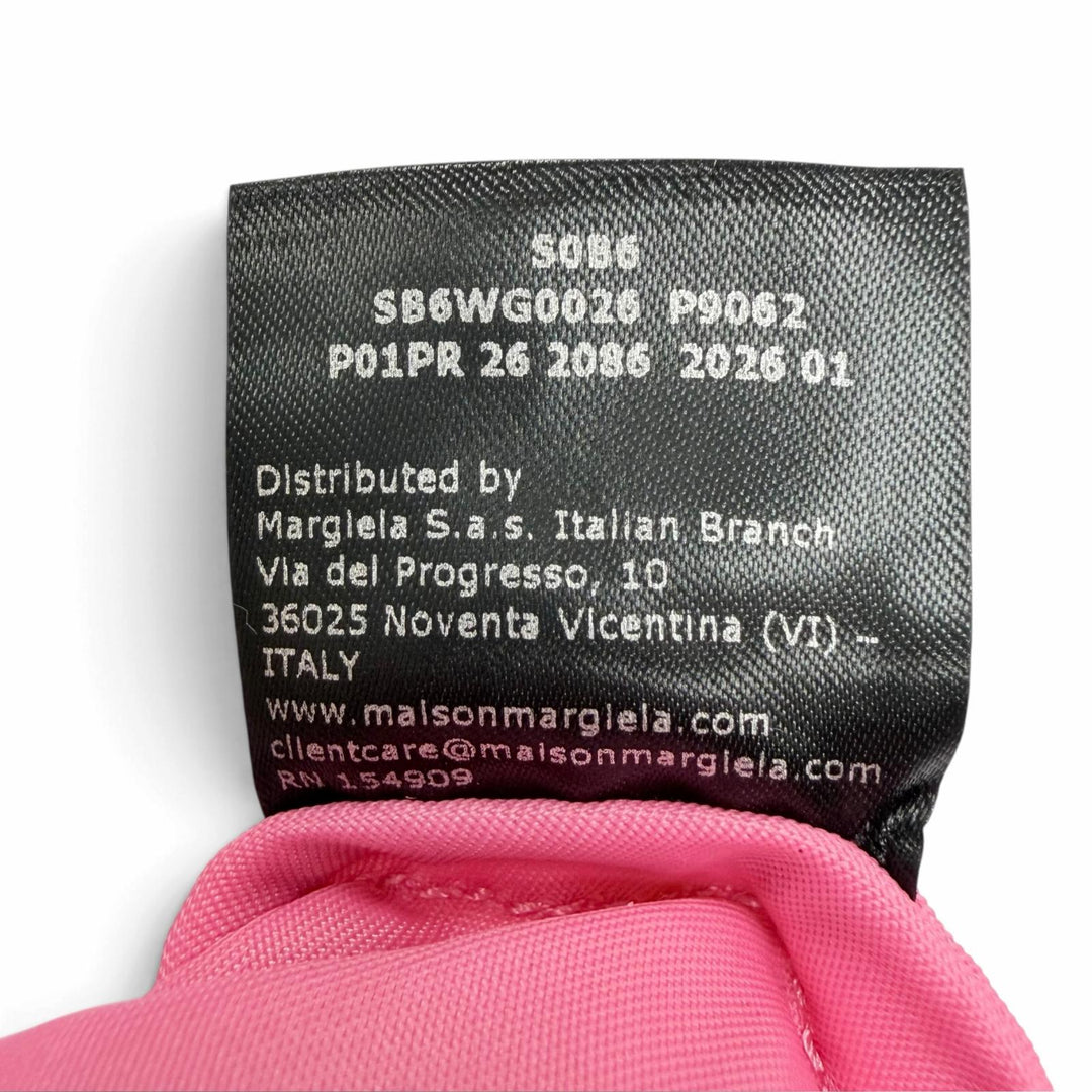 Excellent MM6 Maison Margiela Shoulder Bag Numeric nylon pink SB6WG0026