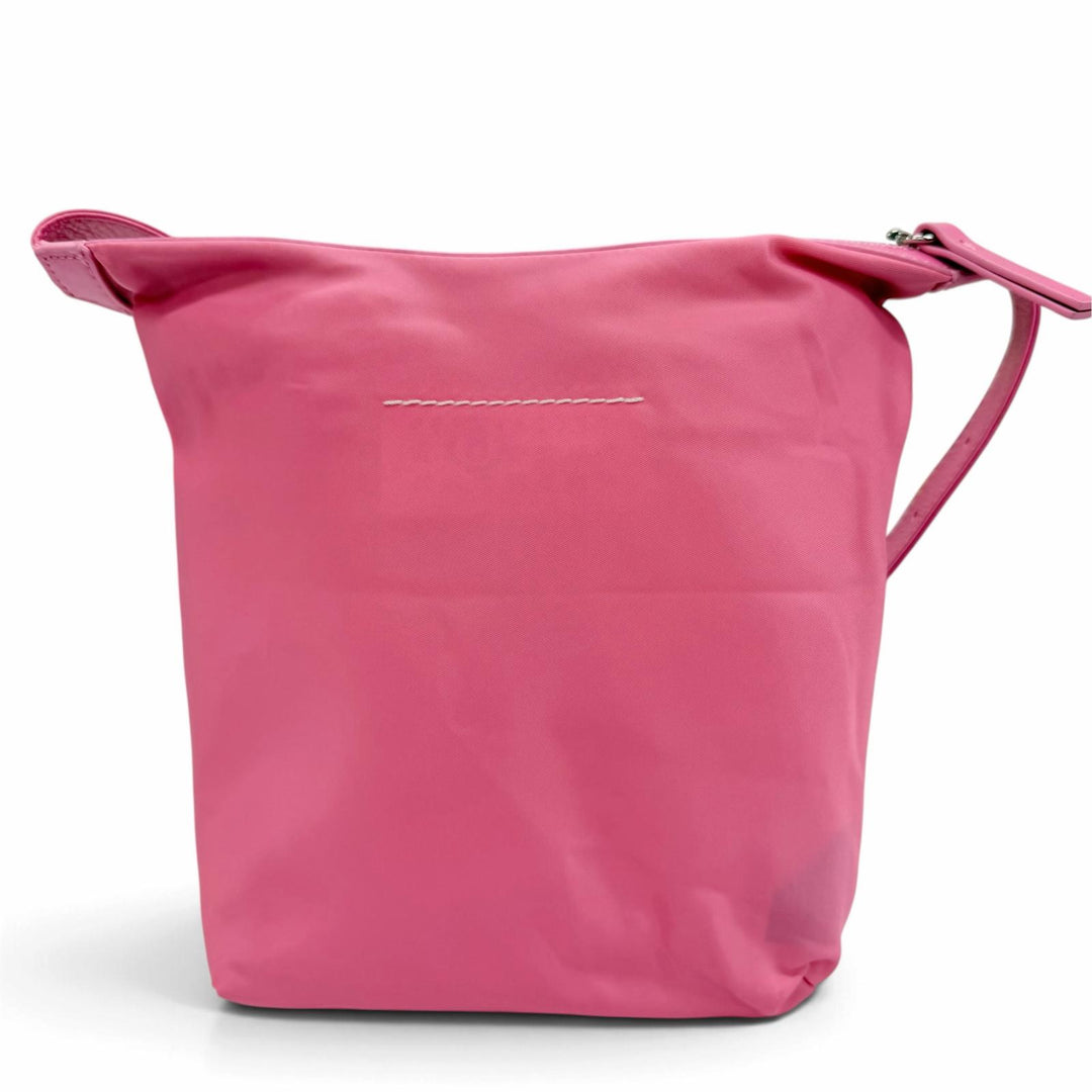 Excellent MM6 Maison Margiela Shoulder Bag Numeric nylon pink SB6WG0026