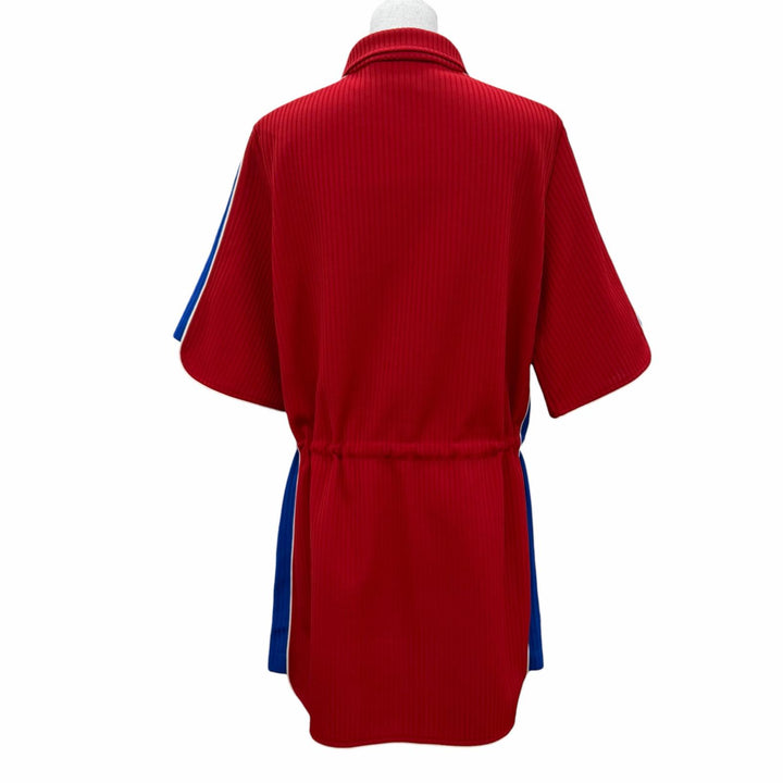 Pristine GUCCI one piece Interlocking G embroidery side stripe Red S 743080