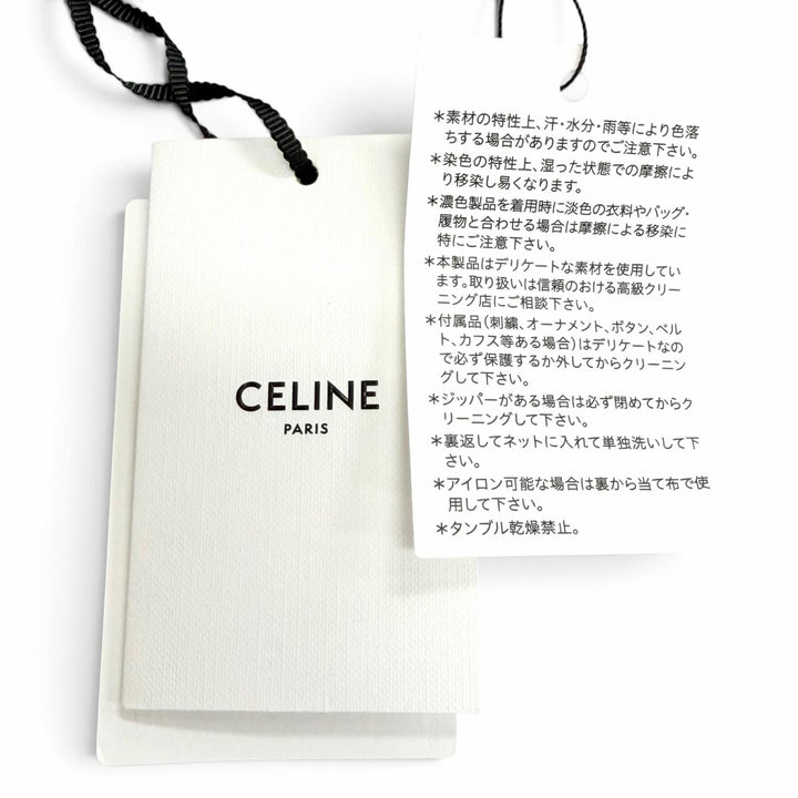 Pristine CELINE Shorts Triomphe embroidered sweatpants gray XS 2Z5284501