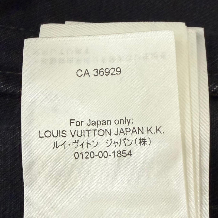 Excellent LOUIS VUITTON LV denim trucker jacket Staple Edition