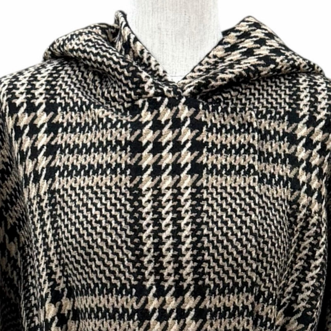 Great Max Mara coat Belted hooded beige Virgin wool Women IT 44 10860353