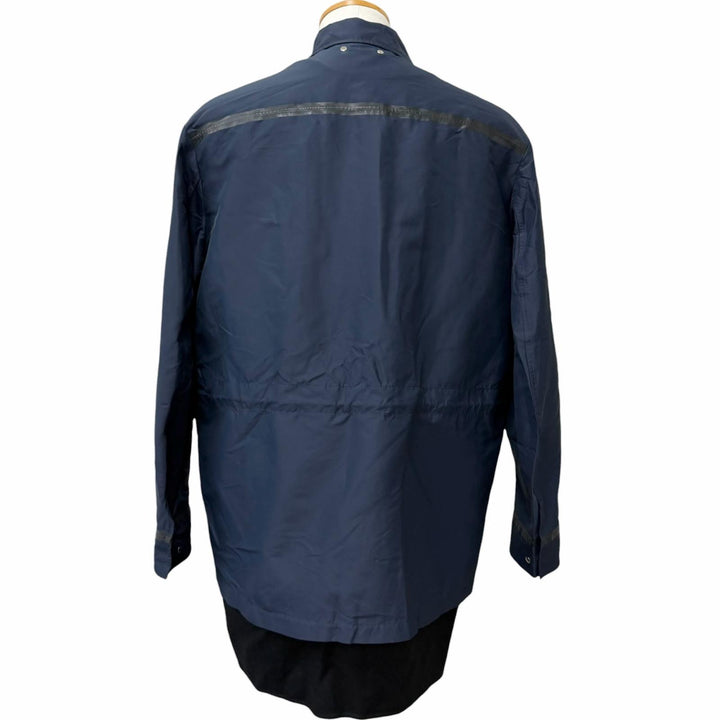 Pristine LOUIS VUITTON coat Monogram-lined LV print blouson Navy
