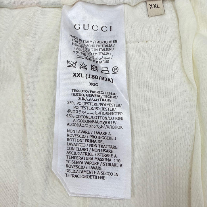 Pristine GUCCI Pants Interlocking G Web Line Jersey Easy Pants Brown XXL 671496