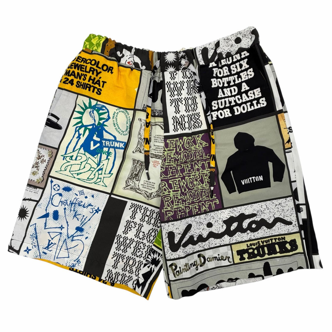 Pristine LOUIS VUITTON Shorts full pattern half pants Multi Nylon mens IT 50
