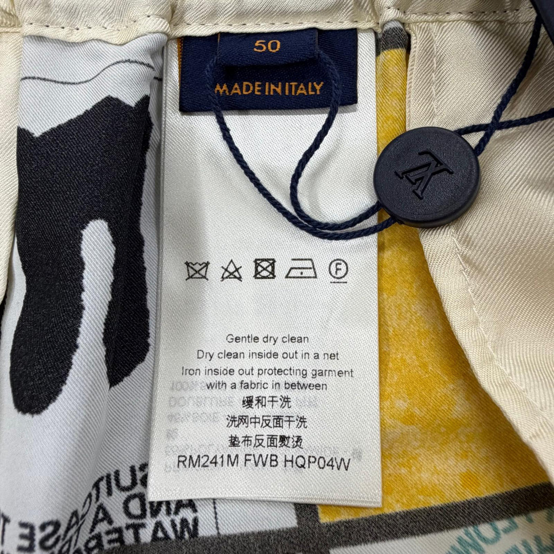Pristine LOUIS VUITTON Shorts full pattern half pants Multi Nylon mens IT 50