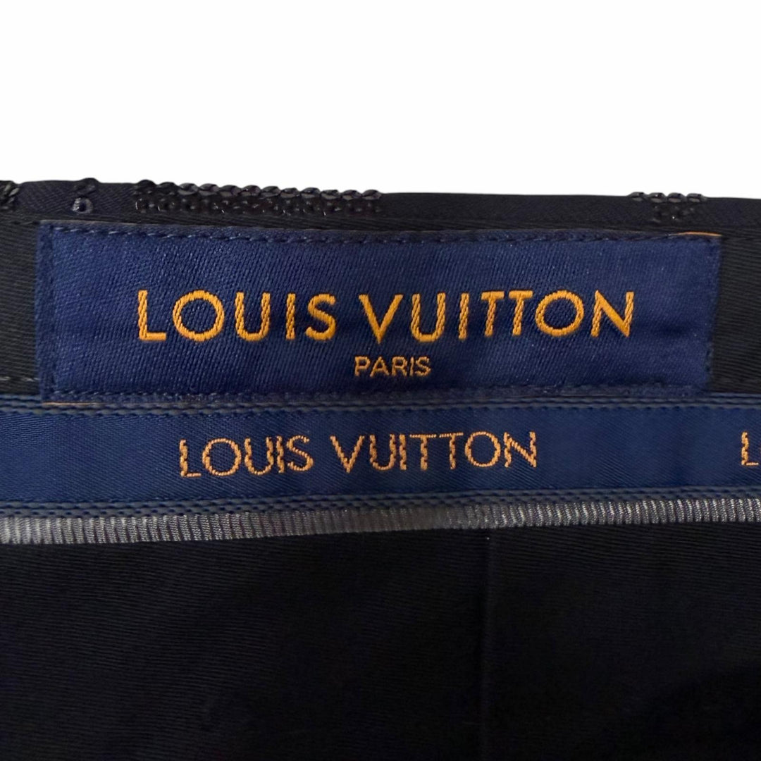 Pristine LOUIS VUITTON Pants Monogram sequin slacks trousers