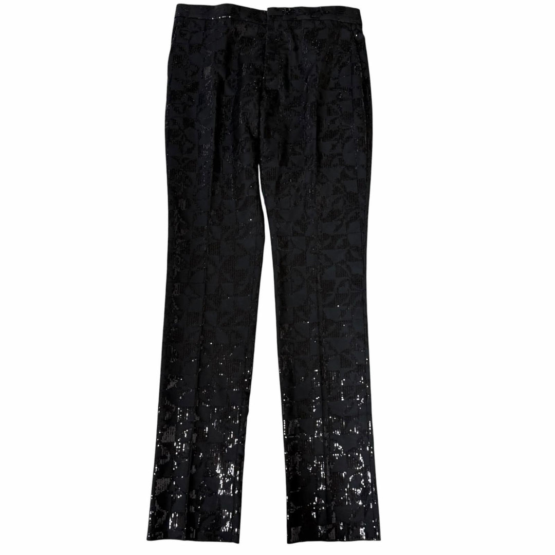 Pristine LOUIS VUITTON Pants Monogram sequin slacks trousers