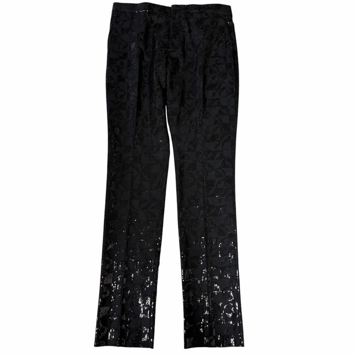 Pristine LOUIS VUITTON Pants Monogram sequin slacks trousers