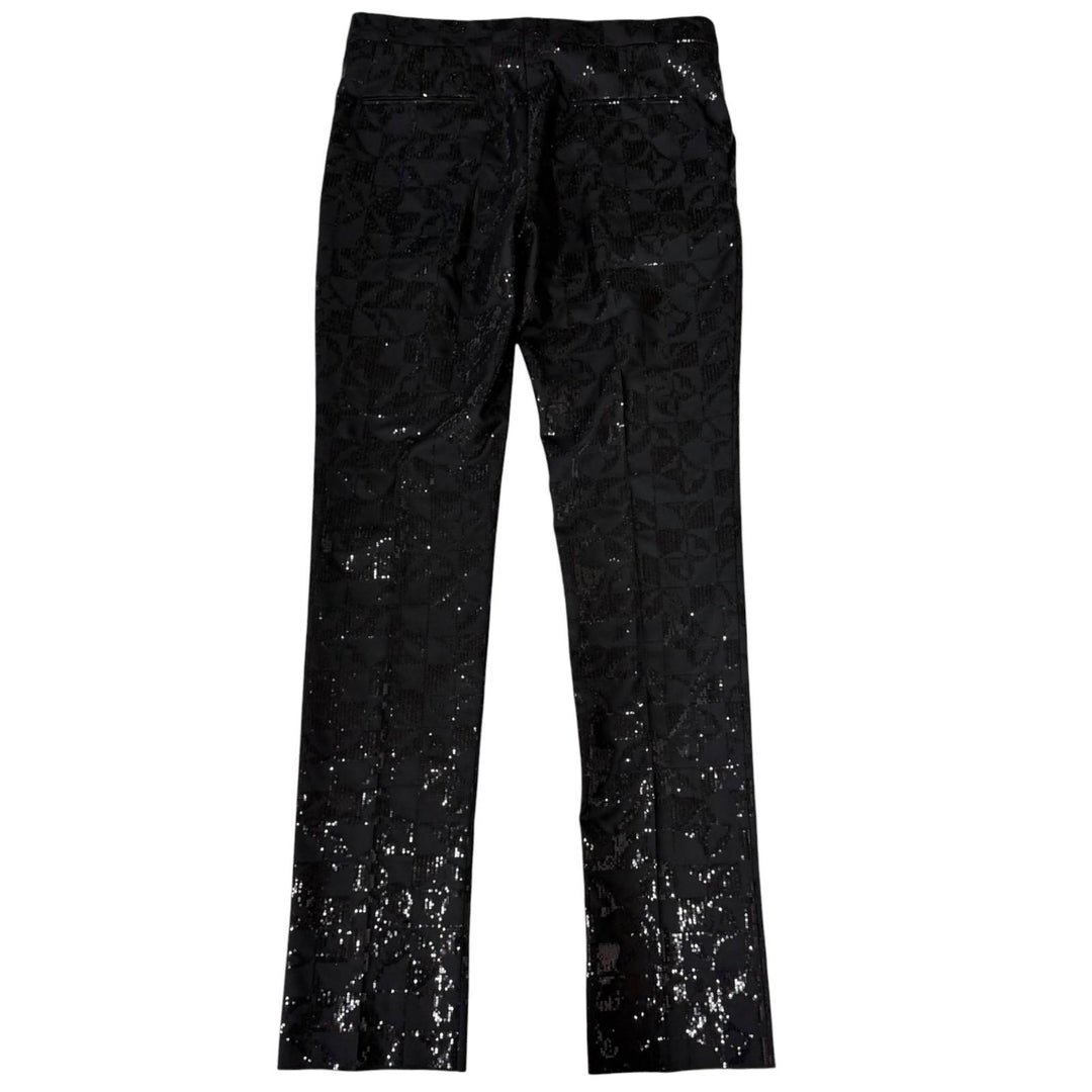 Pristine LOUIS VUITTON Pants Monogram sequin slacks trousers