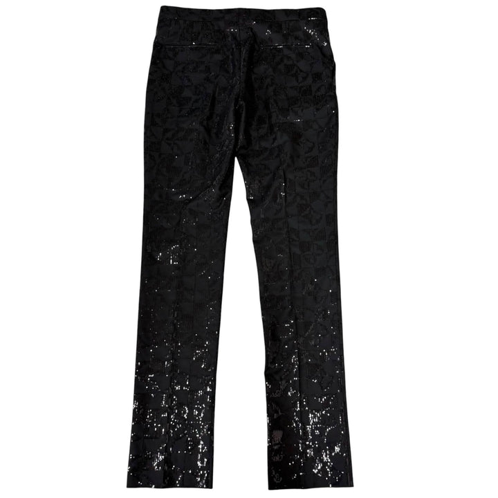 Pristine LOUIS VUITTON Pants Monogram sequin slacks trousers