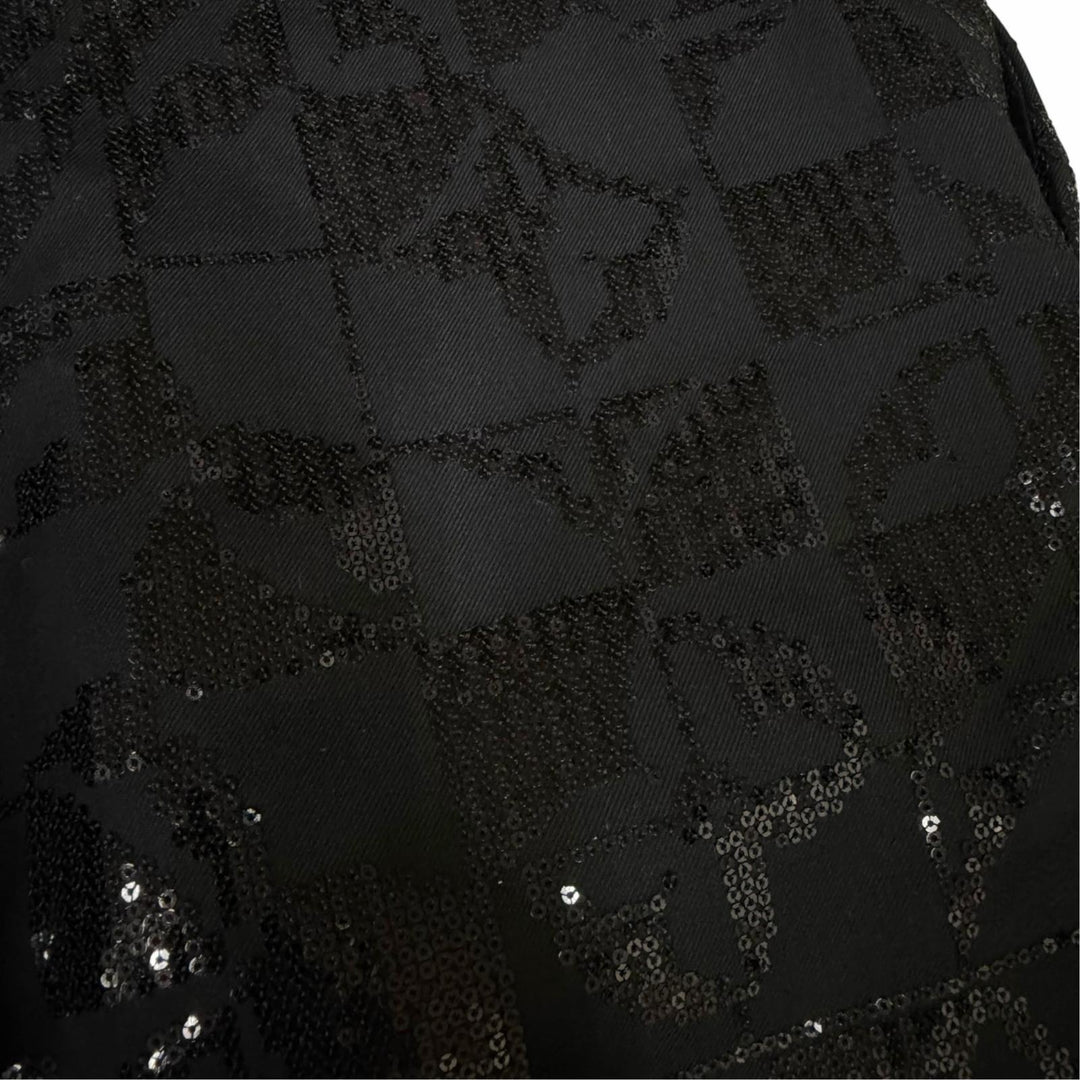 Pristine LOUIS VUITTON Pants Monogram sequin slacks trousers