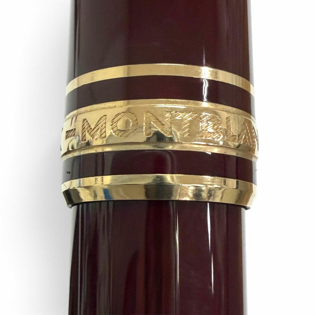Excellent MONTBLANC fountain pen Meisterstück Classic Bordeaux 14K mens