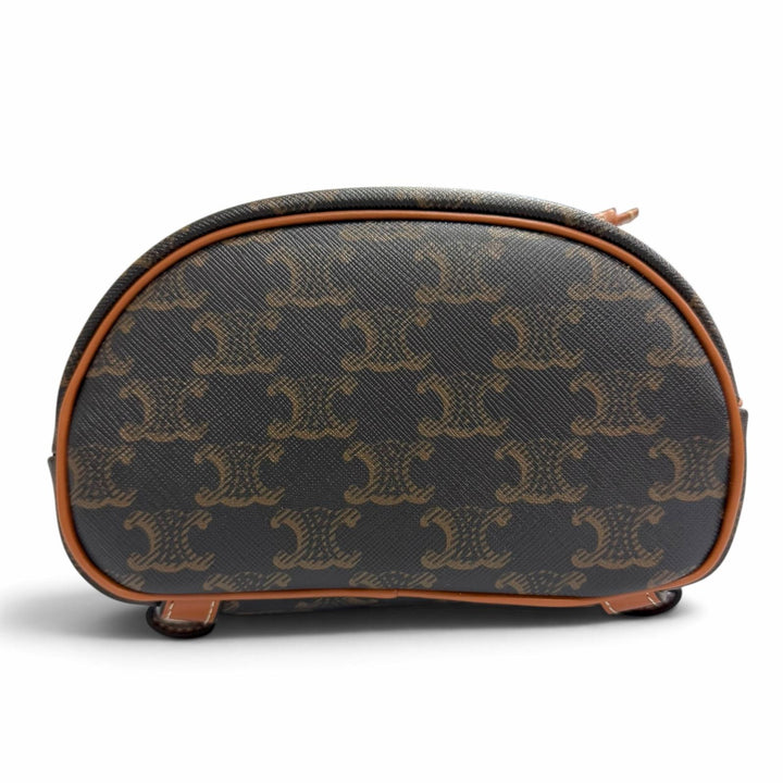 Pristine CELINE Mini Folco Backpack Triomphe canvas Women 197662CAS.04LU
