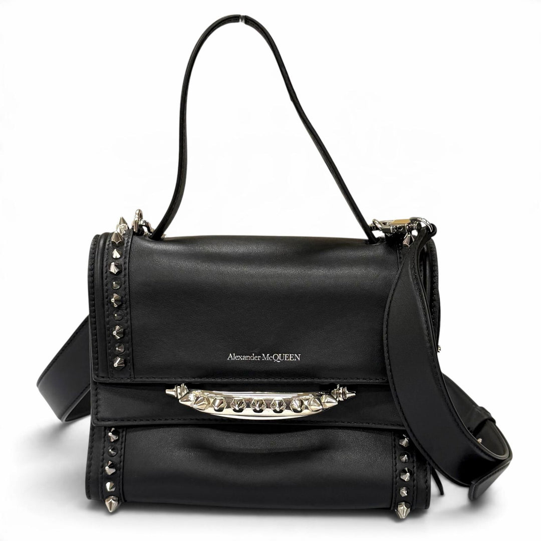 Excellent Alexander McQueen Shoulder Bag The Story Studded Leather 2-way leather