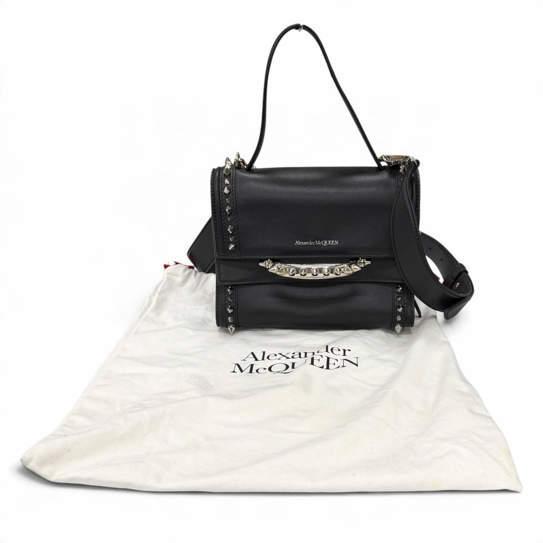 Excellent Alexander McQueen Shoulder Bag The Story Studded Leather 2-way leather