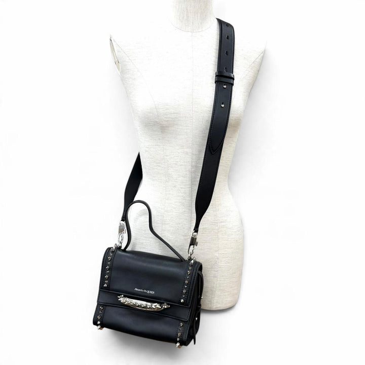 Excellent Alexander McQueen Shoulder Bag The Story Studded Leather 2-way leather
