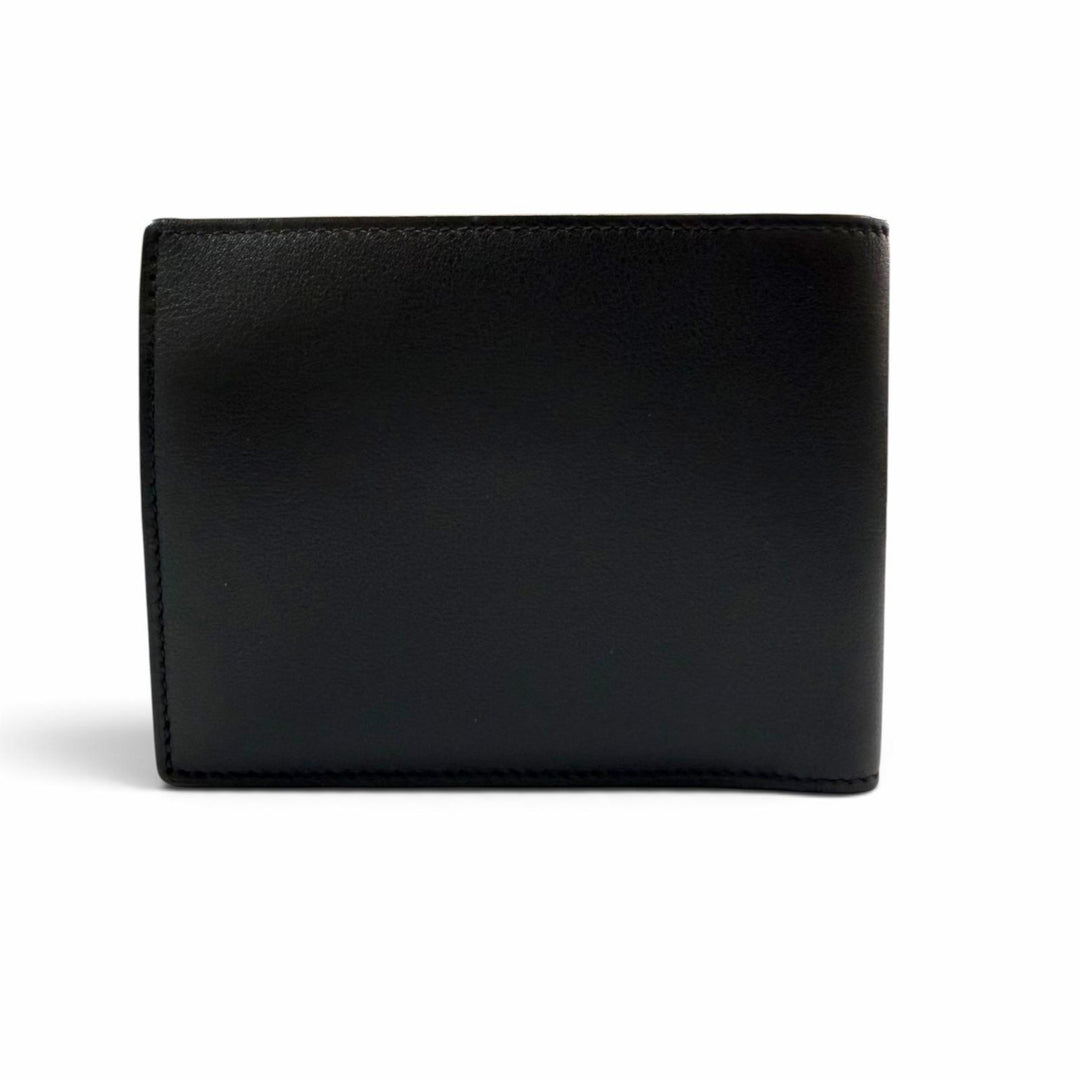 Pristine Cartier Bifold Wallet Must de Cartier Compact wallet black leather mens