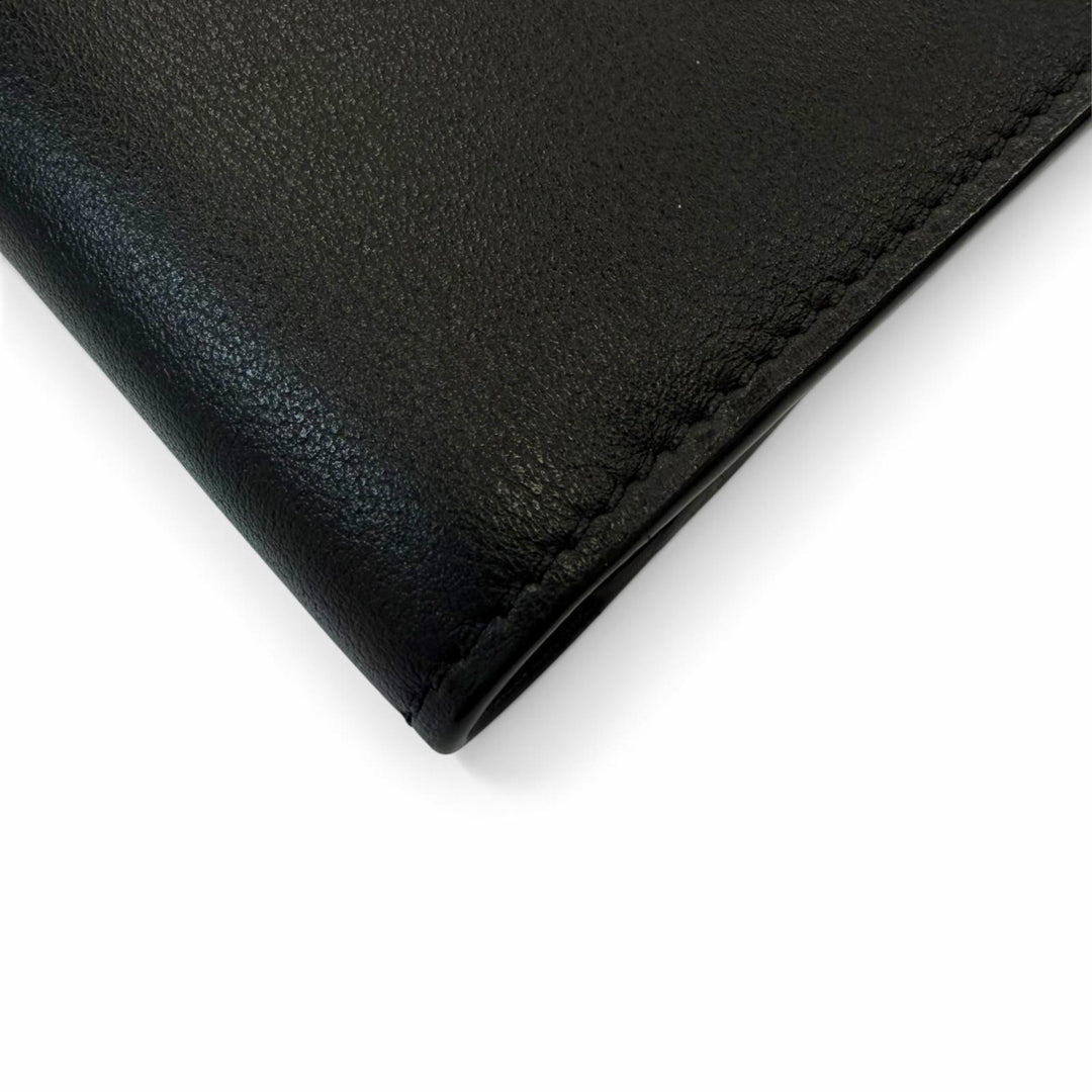 Pristine Cartier Bifold Wallet Must de Cartier Compact wallet black leather mens