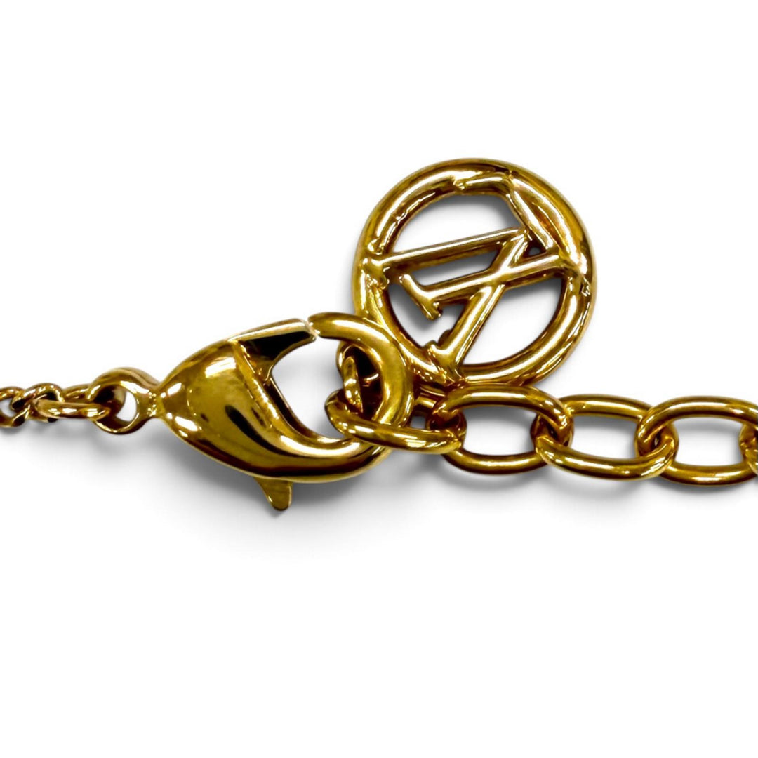 Very Good LOUIS VUITTON Necklace Necklace My LV Heart gold Women M02389