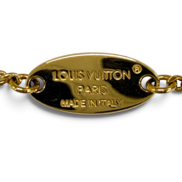Very Good LOUIS VUITTON Necklace Necklace My LV Heart gold Women M02389