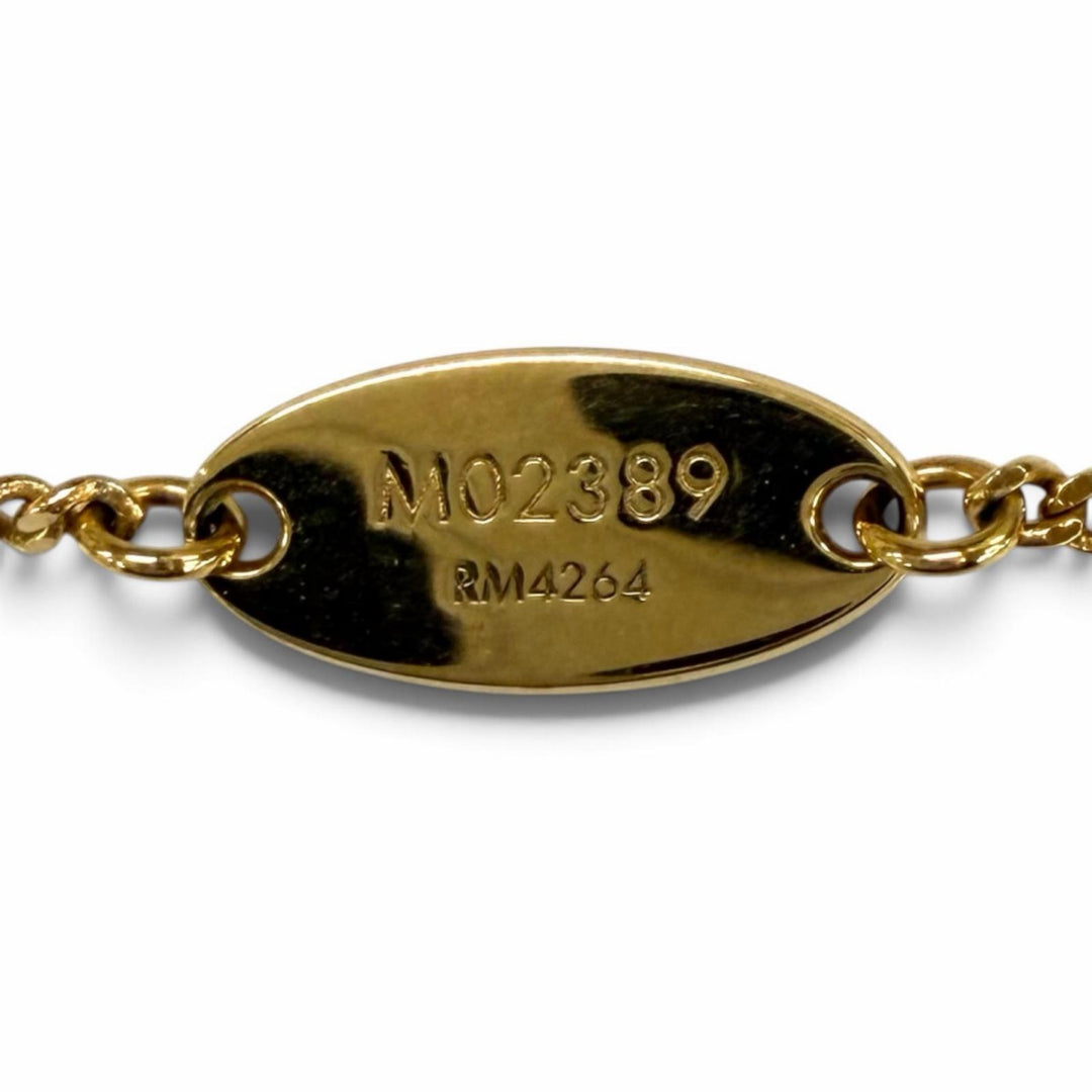 Very Good LOUIS VUITTON Necklace Necklace My LV Heart gold Women M02389