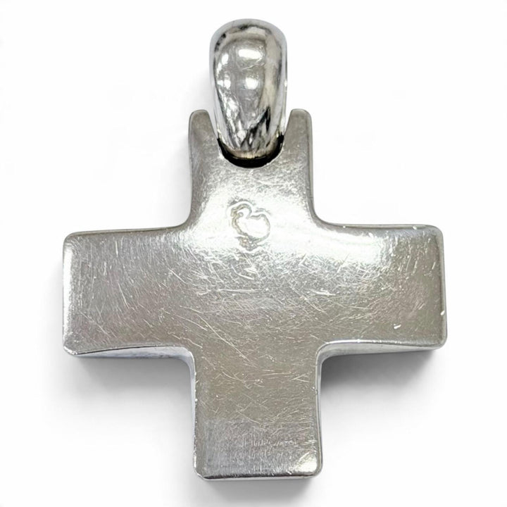 Very Good Pomellato Pendant top DoDo Dodo Cross motif Silver Women 925