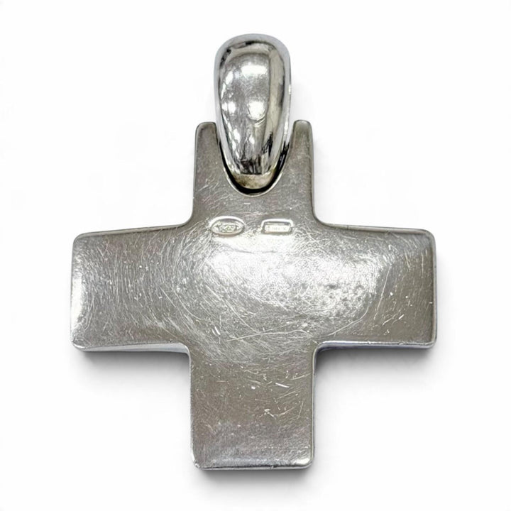 Very Good Pomellato Pendant top DoDo Dodo Cross motif Silver Women 925