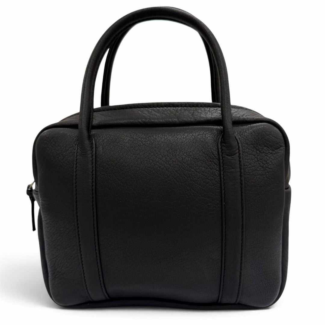 Excellent Aeta Handbag SQUARE BOSTON MINI Deerskin Mini Boston Bag black Women