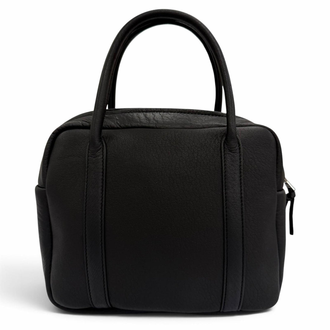 Excellent Aeta Handbag SQUARE BOSTON MINI Deerskin Mini Boston Bag black Women