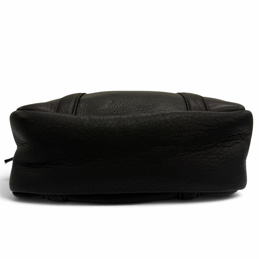 Excellent Aeta Handbag SQUARE BOSTON MINI Deerskin Mini Boston Bag black Women