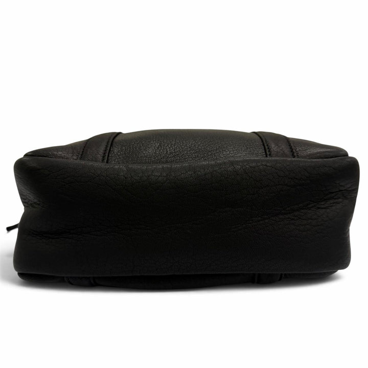 Excellent Aeta Handbag SQUARE BOSTON MINI Deerskin Mini Boston Bag black Women