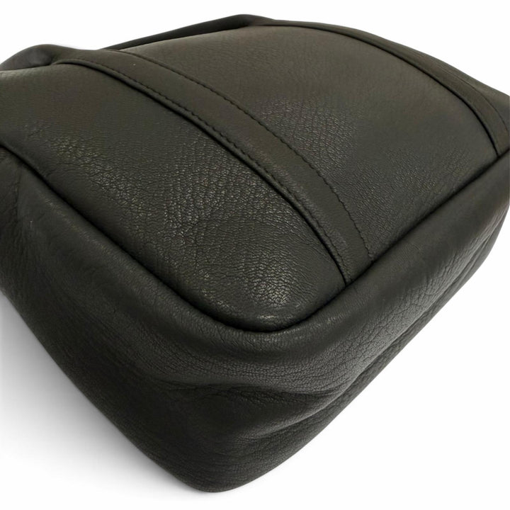 Excellent Aeta Handbag SQUARE BOSTON MINI Deerskin Mini Boston Bag black Women