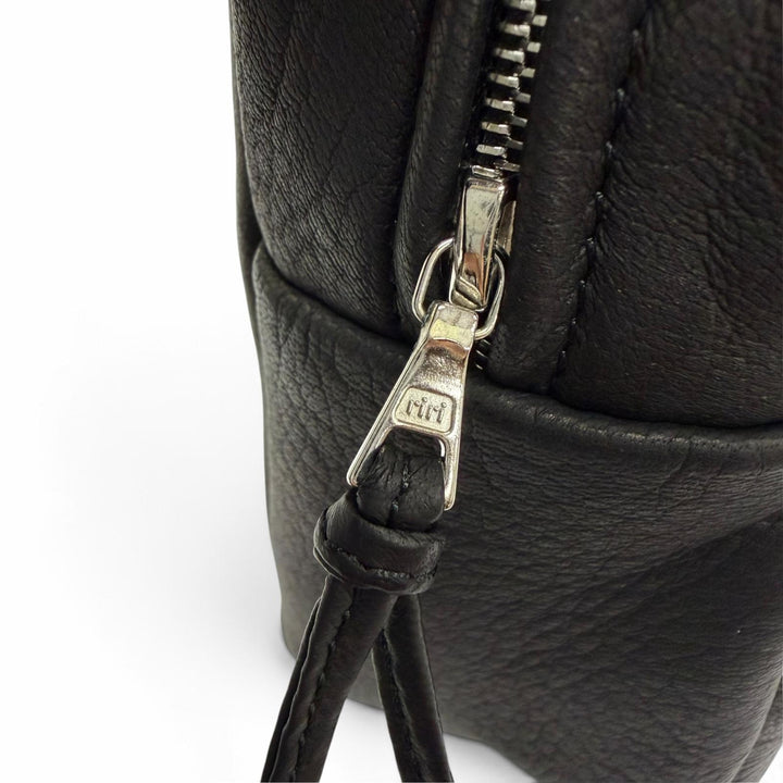 Excellent Aeta Handbag SQUARE BOSTON MINI Deerskin Mini Boston Bag black Women