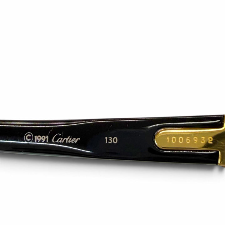Great Cartier sunglasses Diaboro Eyewear with Metal Logo black mens
