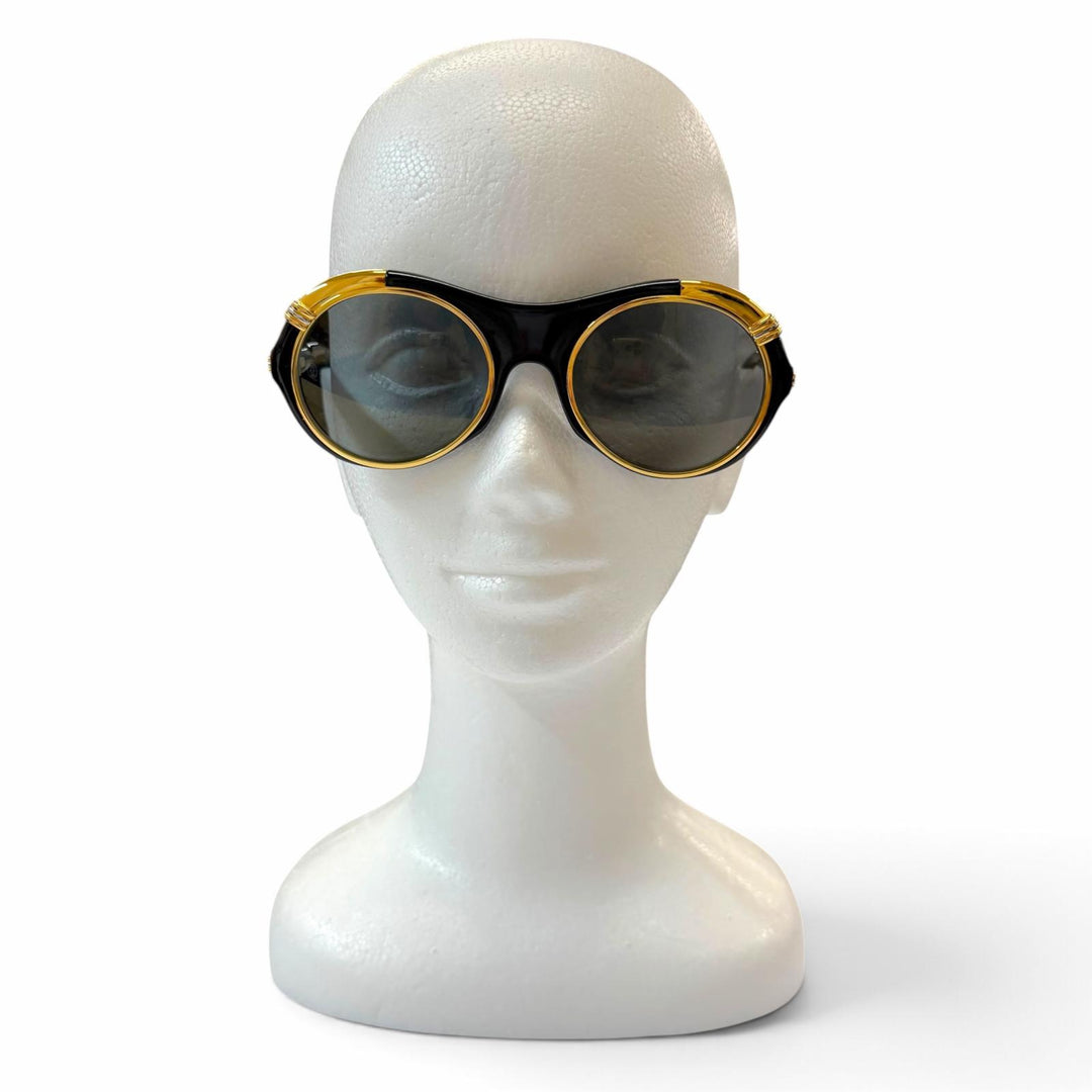 Great Cartier sunglasses Diaboro Eyewear with Metal Logo black mens