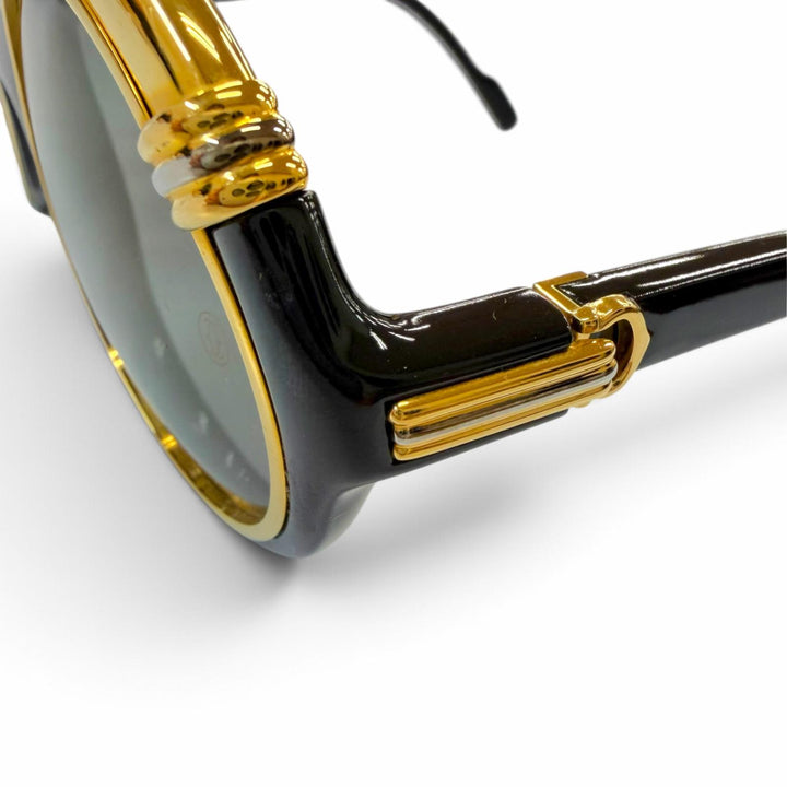 Great Cartier sunglasses Diaboro Eyewear with Metal Logo black mens