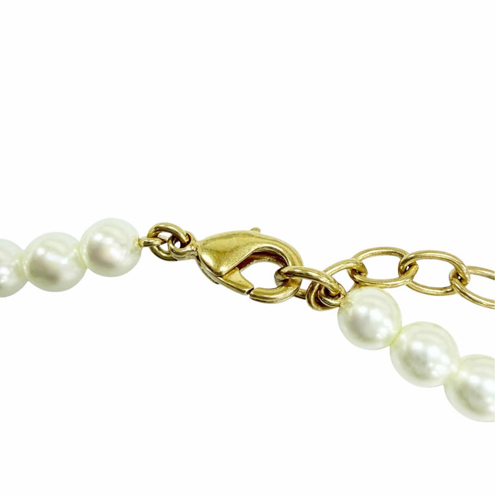 Excellent DIOR Necklace DIOREVOLUTION NECKLACE Pearl Necklace Choker gold Women