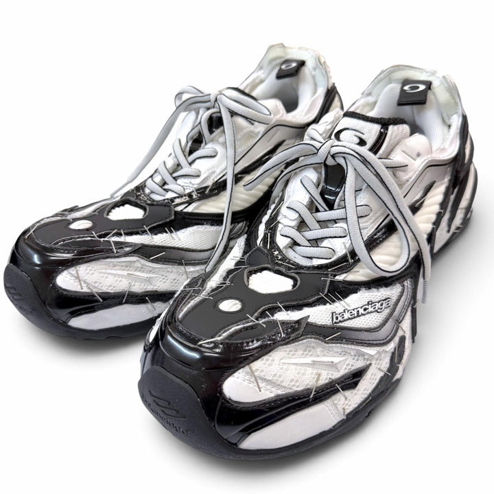 Excellent BALENCIAGA sneakers Soleless Sneakers Lace up white mesh EU40 841506
