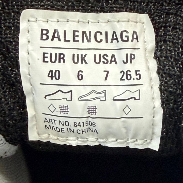 Excellent BALENCIAGA sneakers Soleless Sneakers Lace up white mesh EU40 841506
