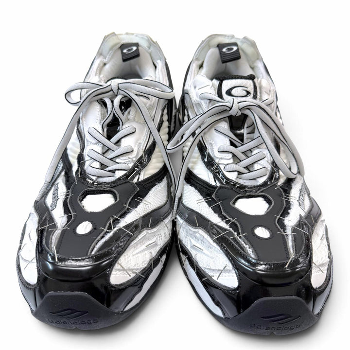 Excellent BALENCIAGA sneakers Soleless Sneakers Lace up white mesh EU40 841506